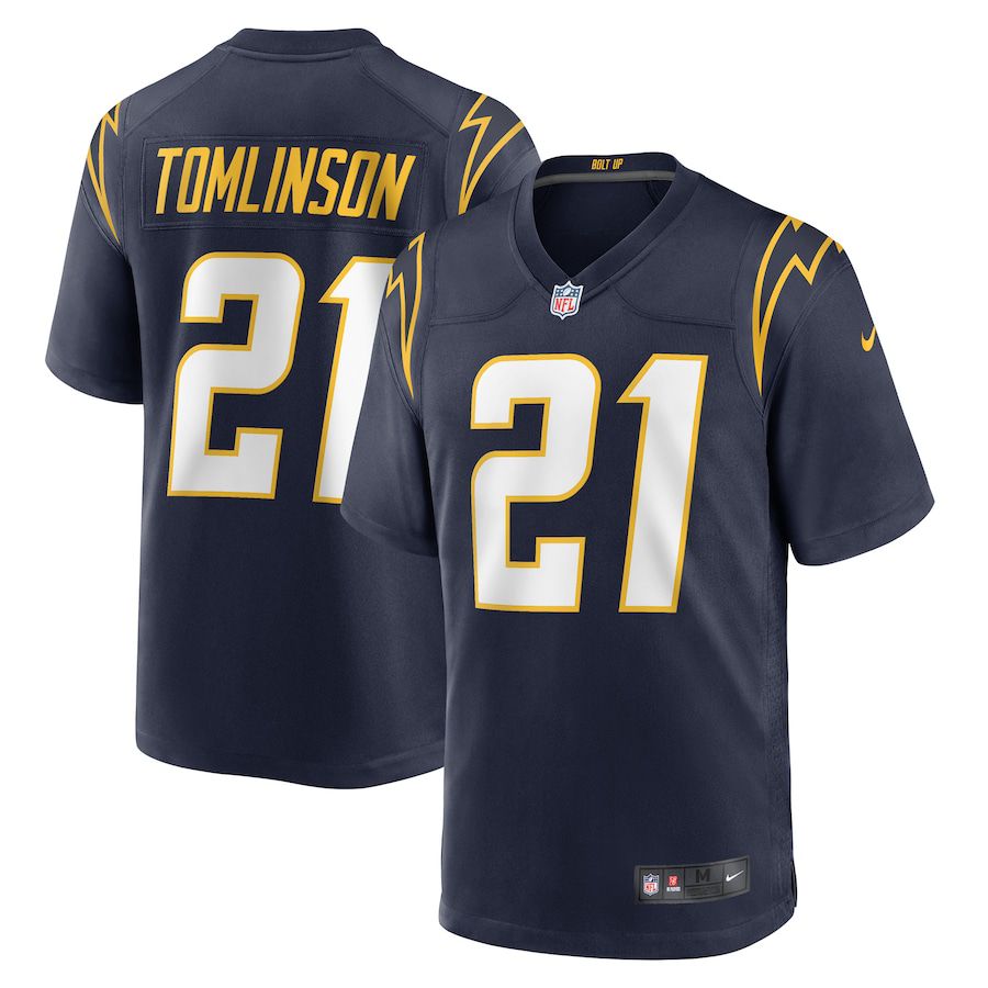 Men Los Angeles Chargers 21 LaDainian Tomlinson Nike Navy Retired Player NFL Jersey